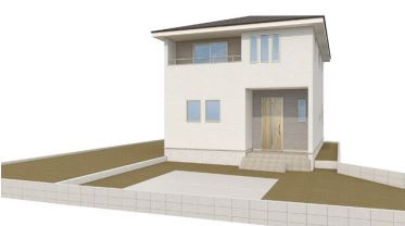 上里町七本木75期（全2棟）2号棟の外観パース|2号棟