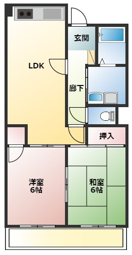 【間取り】 | マンションニューハマ1