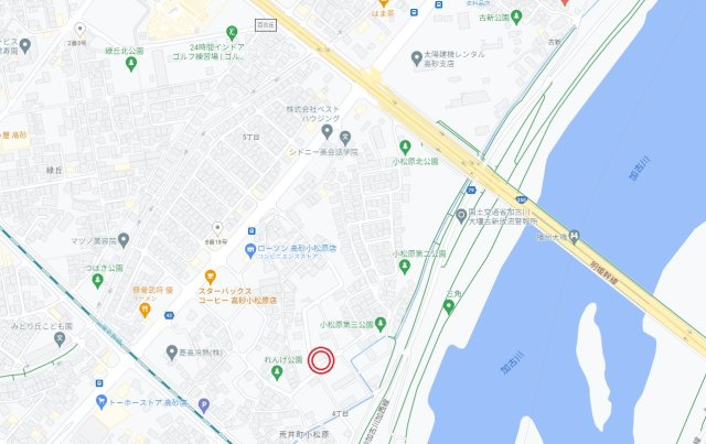 【地図】 | 高砂市荒井町小松原4丁目（全8区画）3号地 土地 | 山電「荒井駅」まで徒歩約19分ですので、通勤、通学に便利な立地です。