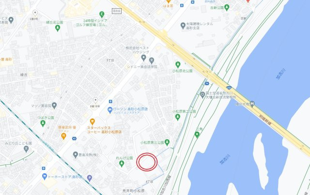 【地図】 | 高砂市荒井町小松原4丁目（全8区画）7号地 土地 | 山電「荒井駅」まで徒歩約20分ですので、通勤、通学に便利な立地です。
