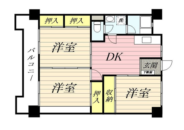 プレアール荒木の間取り