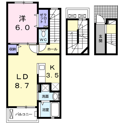 フレーズ東山の間取り