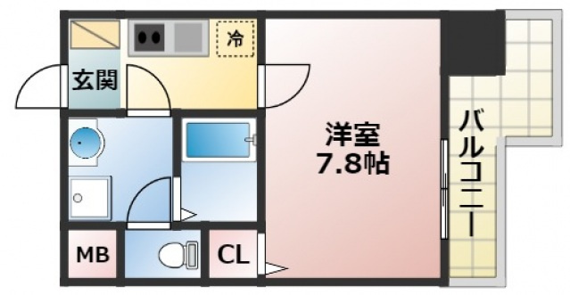 M'プラザ布施駅前参番館の間取り