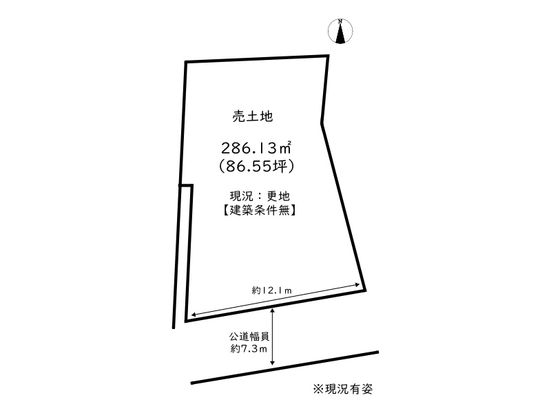 姫路市書写／売土地の土地図