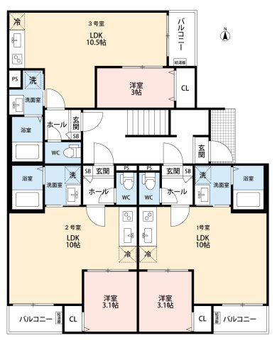 GRANDBLUE shohoⅡの区画図