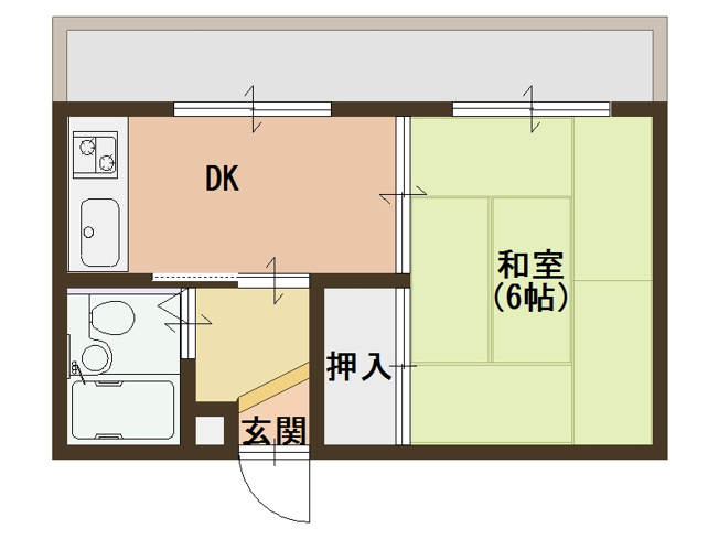 【間取り】 | コーポ和秀
