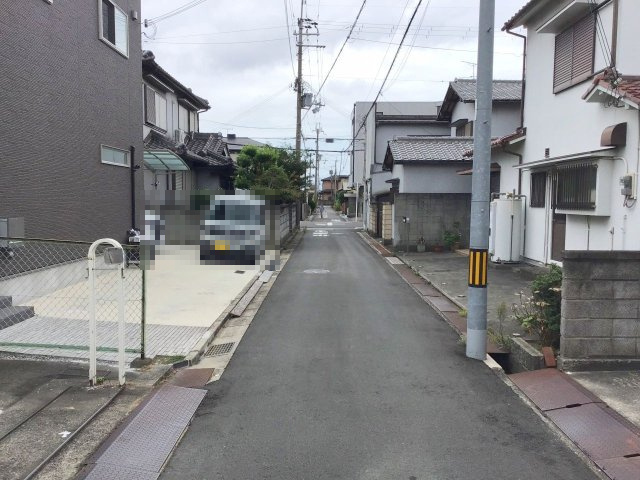 和歌山市島橋北ノ丁・土地・56800の前面道路含む現地写真