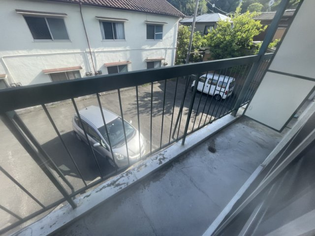 クレメアA棟のバルコニー
