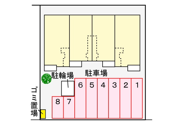 ラ・エスト ソレイユの区画図