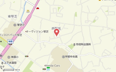 【地図】 | 土地（宇部市西梶返二丁目4745-7，12）約122坪