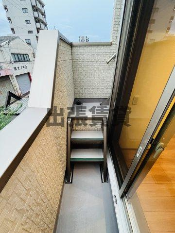 仲介手数料0円！Grandtic Residence堀田のバルコニー