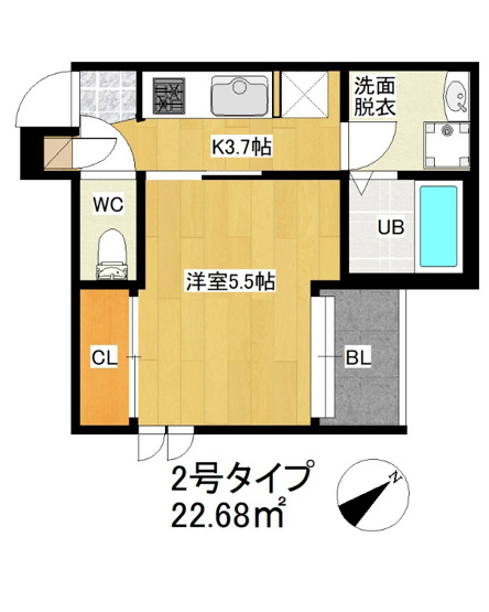 【間取り】 | R-SMART 香椎北　★プライスホームなら仲介手数料が割引価格です！★