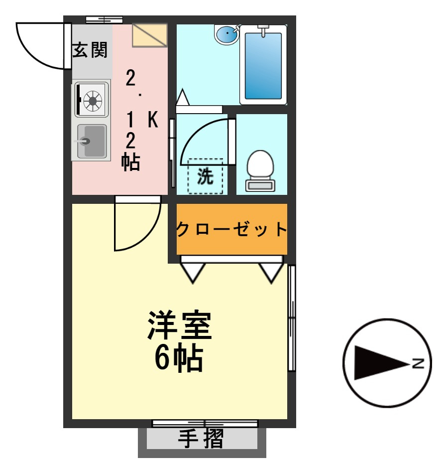 シャルムＫの間取り