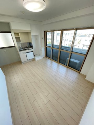 【洋室】 | 新小野田ビル | 白を基調としたフローリング