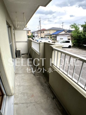【バルコニー】 | エクセル太田 | 陽当たり良好なバルコニーです