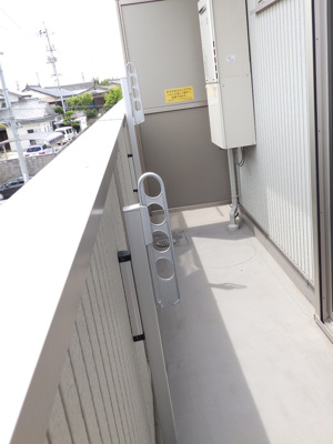 【バルコニー】 | エスポワール中村 | 広々としたバルコニーです