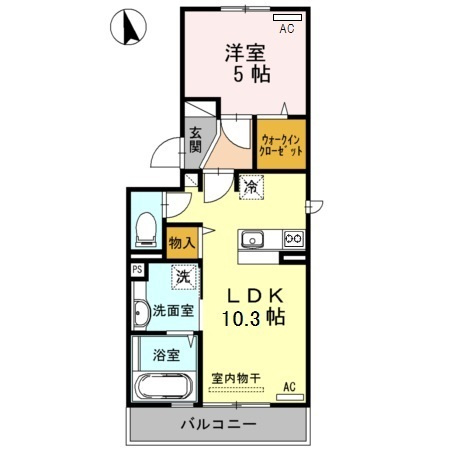 【間取り】 | エスポワール中村