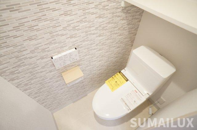 熊本市西区島崎２丁目のアパートのトイレ|写真は類似の物件となります。
