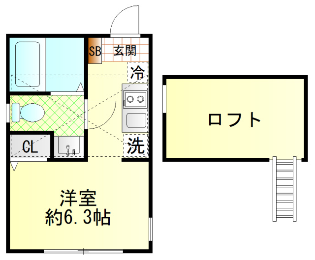 プロスペリテの間取り
