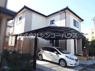 【外観】 | 2021年外壁・屋根塗装実施済み！カーポートがあると悪天候から大事なお車やバイクを保護できます！