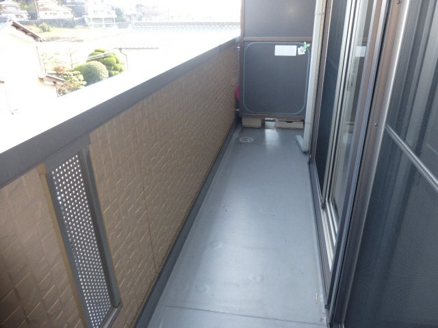 フェリア佐用岡のバルコニー