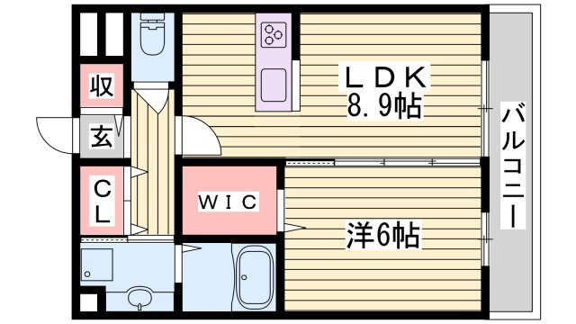 ソレイユ硯の間取り