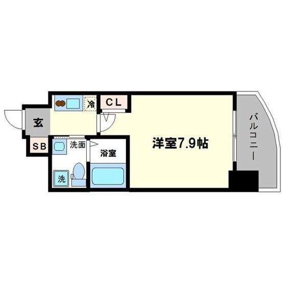 【間取り】 | TLRレジデンス高井田 | この間取りの反転タイプです。