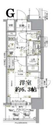 【間取り】 | エスリードザランドマーク神戸