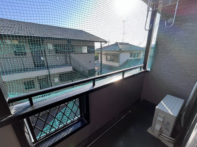 サンヒルズBのバルコニー