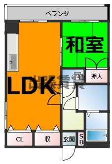 仲介手数料0円！ベルメゾン大曽根の間取り