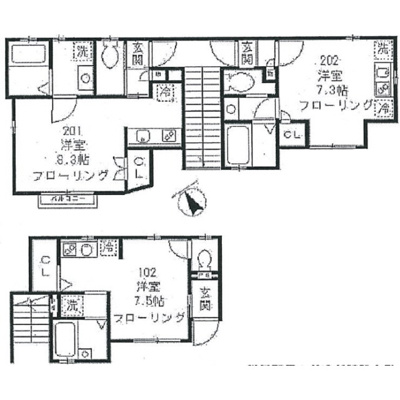 【区画図】 | クレール西永福