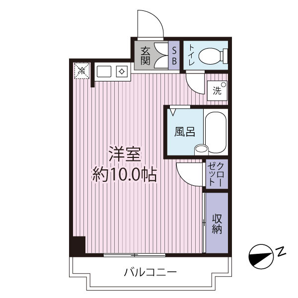 ★広々10帖の1R★