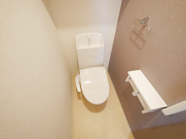 メゾンドカルム　Ⅱのトイレ|シンプルで使いやすいトイレです