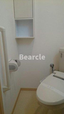 【トイレ】 | アンフィニー唐崎A | 清潔感のあるトイレです