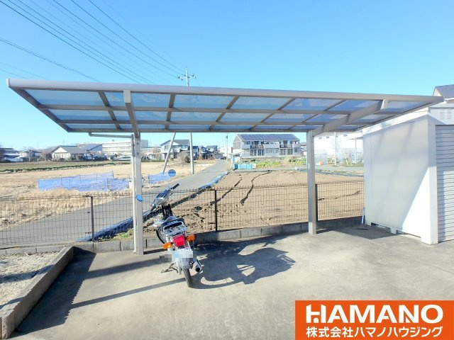 リクリクのその他共用部分|屋根付き駐輪場があります