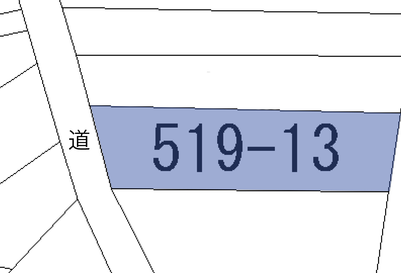 荘川ビレッジ⑦の土地図