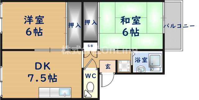 プレジールみづほの間取り