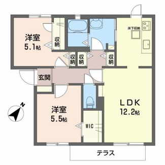 【間取り】 | カーサ・ミーアⅡ