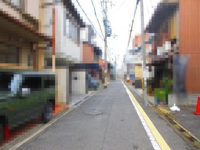 【前面道路含む現地写真】 | 壬生森前町　売土地（建築条件無）