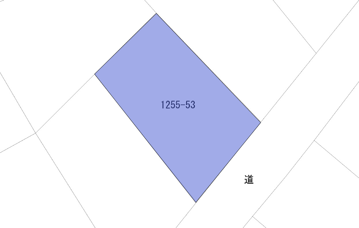 佐久高原美笹別荘地①の土地図
