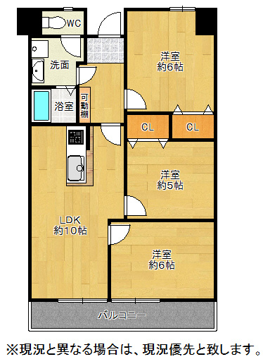 【間取り】 | 千舟リバーサイドヴィラB棟