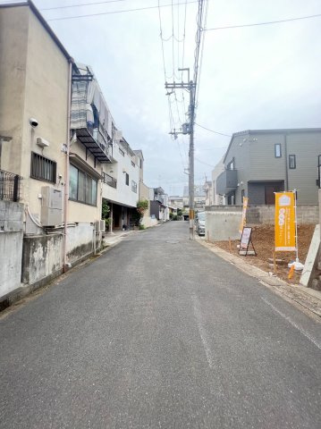 物集女町出口Aプラン　建築条件付土地　の前面道路含む現地写真