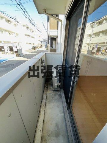 仲介手数料0円！クレフラスト大曽根北A棟のバルコニー