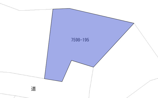 清水高原保険保養地②の土地図