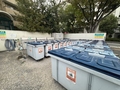 【その他共用部分】 | パークシティ本牧G棟 | 敷地内ゴミ置き場です。