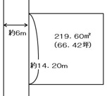 中区山崎　土地の画像