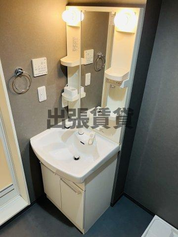 仲介手数料0円！A-FLATの洗面所