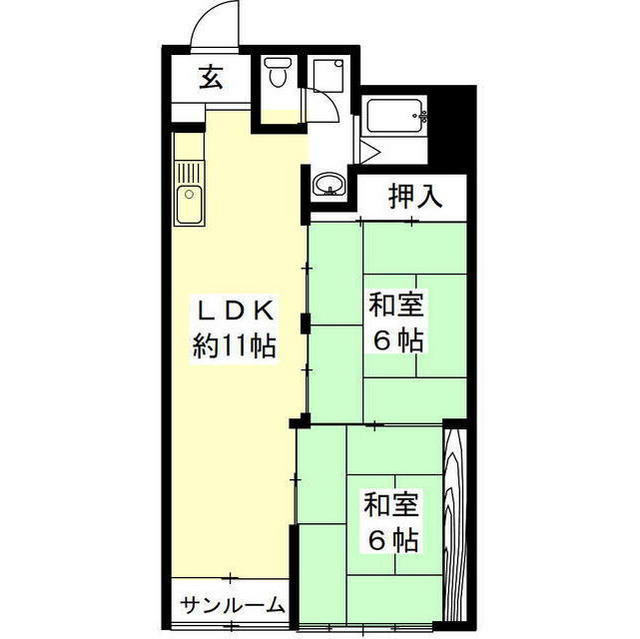 ブライトリブ・イトーの間取り