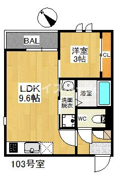 【間取り】 | GRANDTIC Pierre大橋