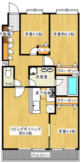 【間取り】 | アルシオン河辺